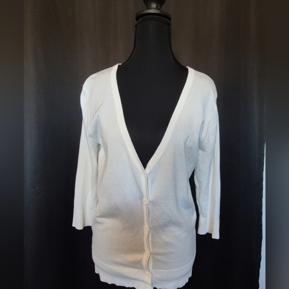 14th & Union White Women's Cardigan